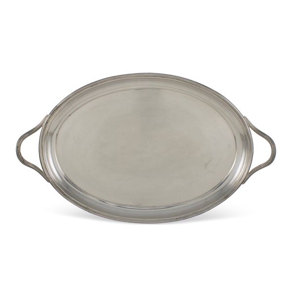 Bulgari, two-handled silver tray  (Italy, 1970)  - Auction Fine Silver and the Art of the Table - Colasanti Casa d'Aste