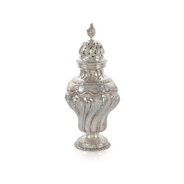 Silver Sugar sprinkler  (London, 1895)  - Auction Fine Silver and the Art of the Table - Colasanti Casa d'Aste