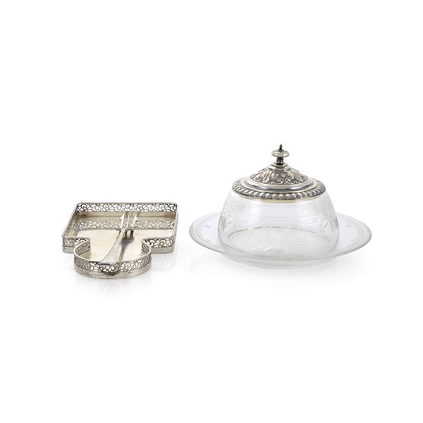 Group of silver objects (3)  (Italy, 20th century)  - Auction Fine Silver and the Art of the Table - Colasanti Casa d'Aste