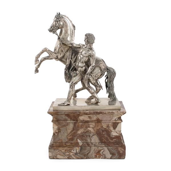 Silver sculpture  (Italy, 19th - 20th century)  - Auction Fine Silver and the Art of the Table - Colasanti Casa d'Aste