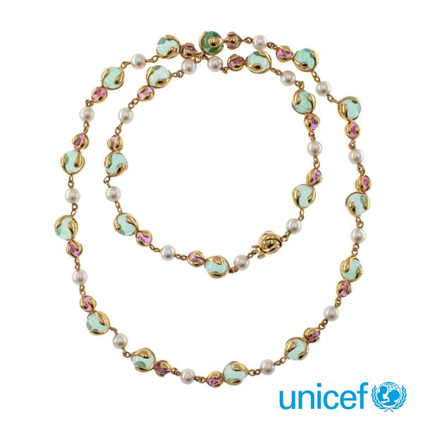 Marina B Cardan collection long necklace