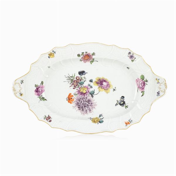 Meissen, oval serving plate