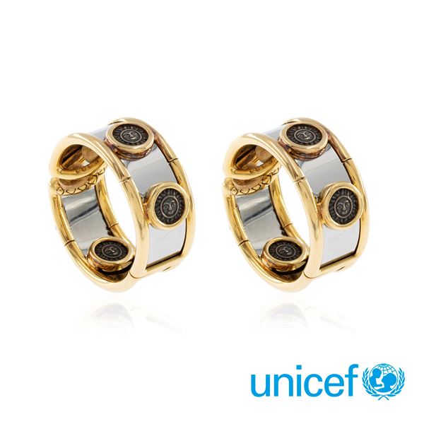 Marina B  Don collection circle earrings
