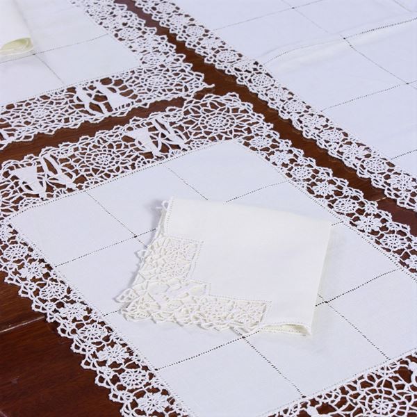 Cotton tableware set (25)