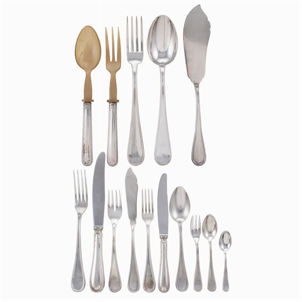 Silver cutlery set (163)