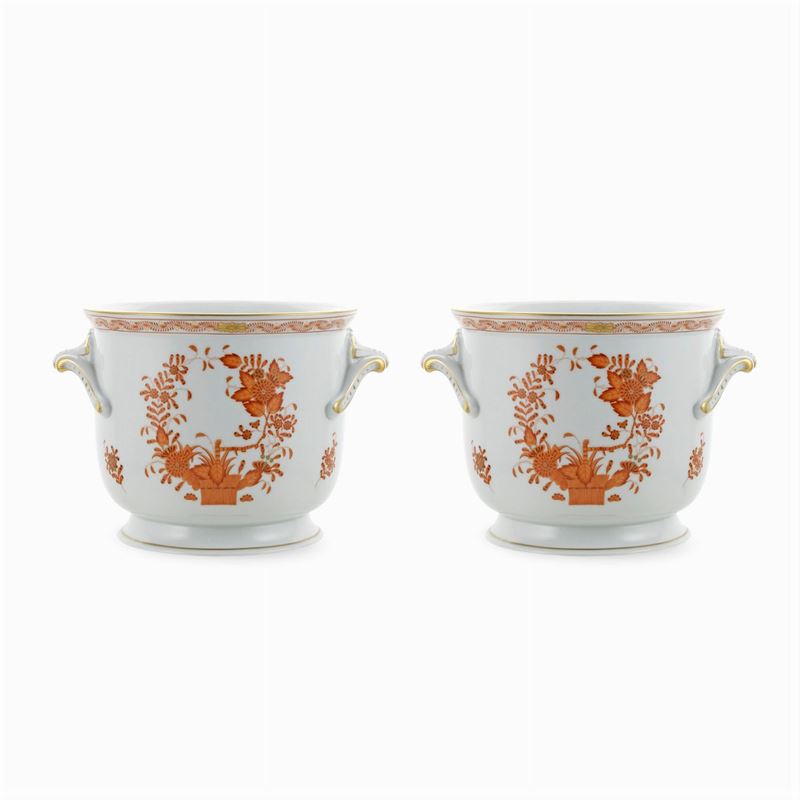 Herend, Coppia di Cachepot