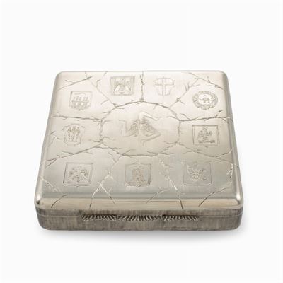 Mario Buccellati, Scatola Quadrata in Argento