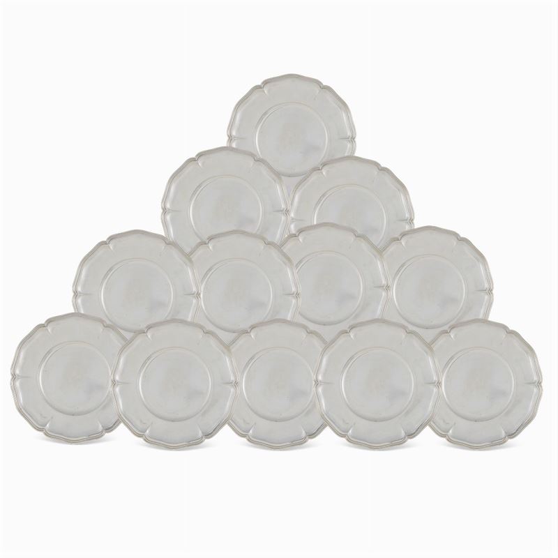 Set di Sottopiatti in Argento (12)