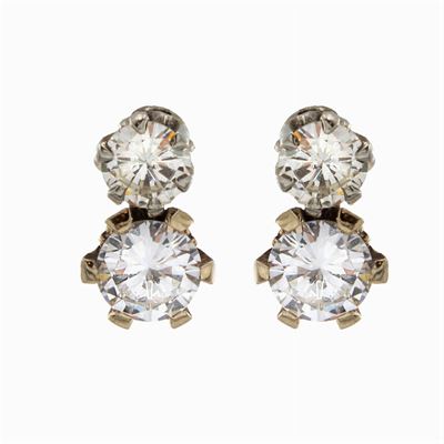 Orecchini a Lobo in Oro Bianco 18kt