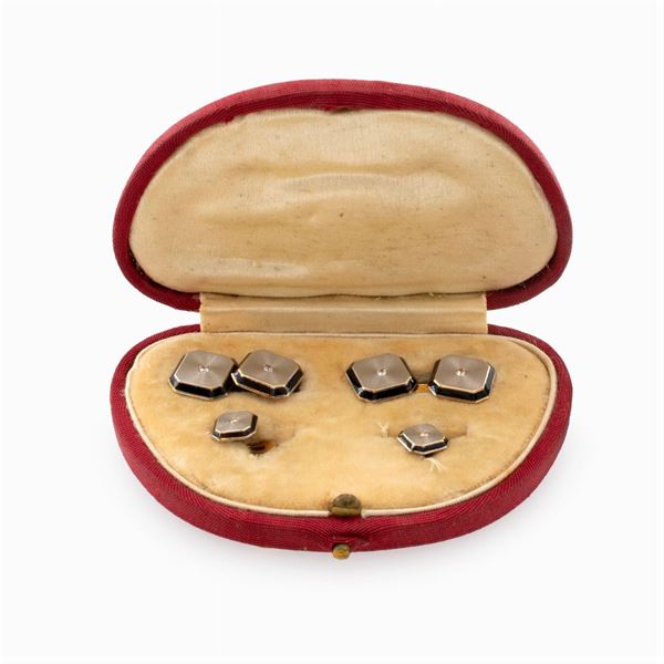 Cufflinks and buttons set
