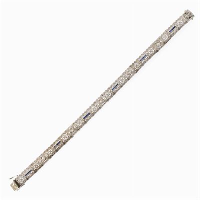 Antico Bracciale in Oro Bianco 18kt