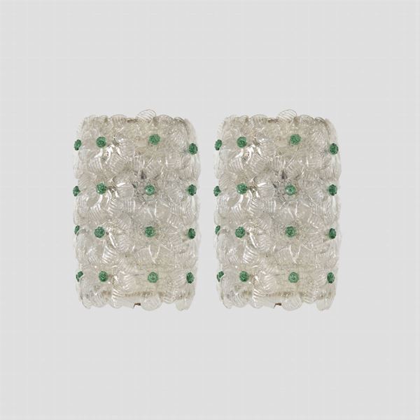 Flavio Poli, prod. Seguso (2)  (Murano, anni 50-60)  - Asta Design e Arti Decorative del 900 - Colasanti Casa d'Aste