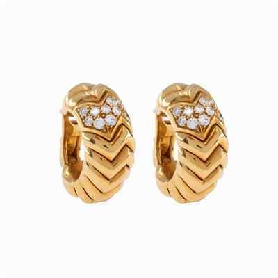 Bulgari Orecchini a Lobo Collezione Spiga