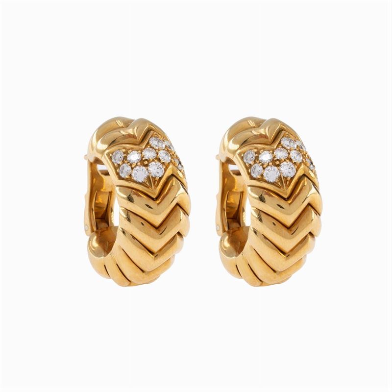 Bulgari Orecchini a Lobo Collezione Spiga