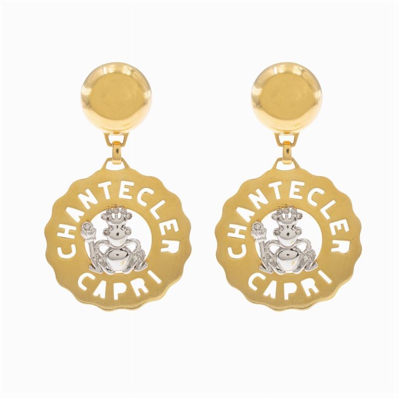 Chantecler Orecchini Pendenti Collezione Principe Ranocchio