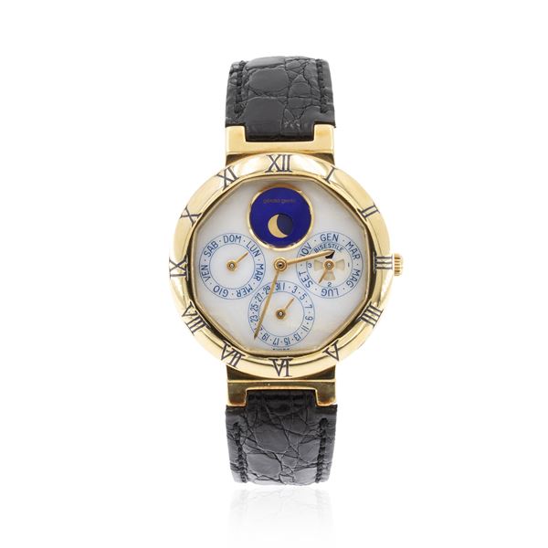 Gerald Genta Perpetual Calendar vintage wristwatch