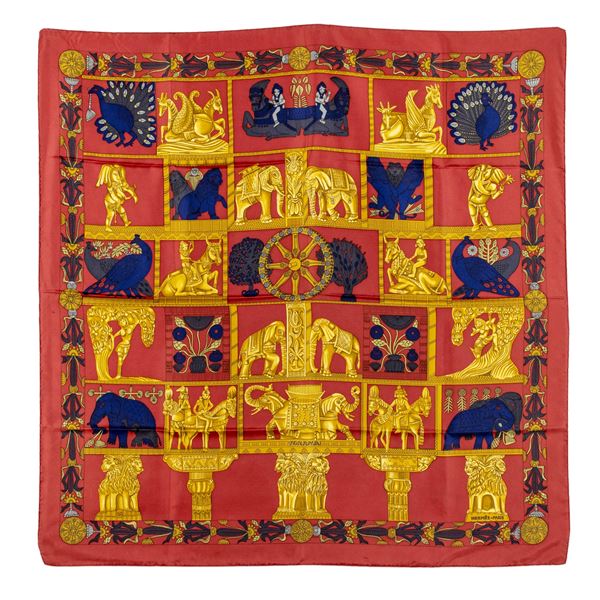 Hermes vintage scarf  - Auction Fine Jewels Watches | Fashion Vintage - Colasanti Casa d'Aste