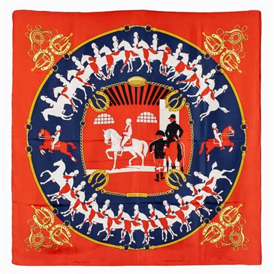 Hermes Foulard Vintage Collezione Manége