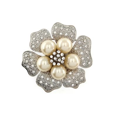 Spilla Bijou Vintage a Motivo Floreale