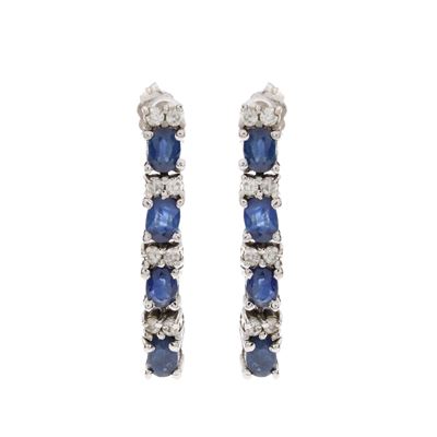 Orecchini Pendenti in Oro Bianco 18kt