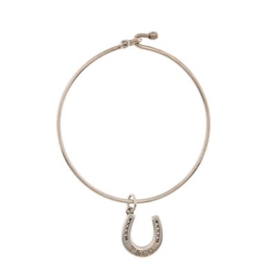 Tiffany & Co. Bracciale in Argento con Pendente a Ferro di Cavallo