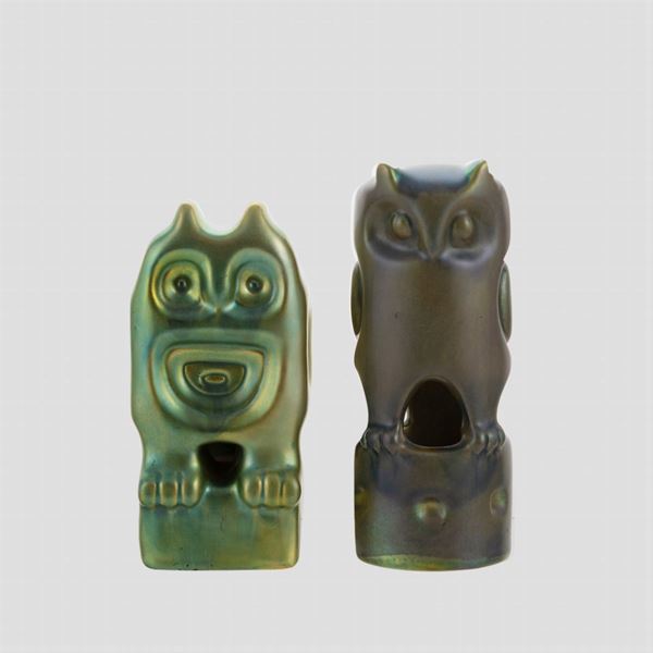 Judit Nador, Zsolnay prod. (2)  (Hungary, 70s)  - Auction Design and 20th Century Decorative Arts - Colasanti Casa d'Aste
