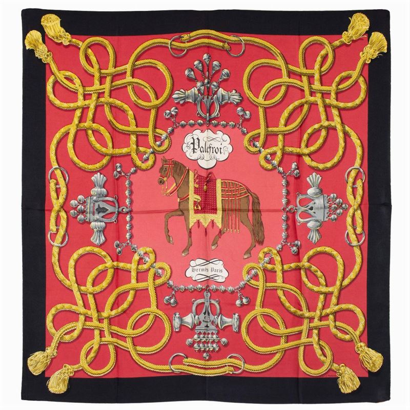 Hermes Foulard Vintage Collezione Palefrois