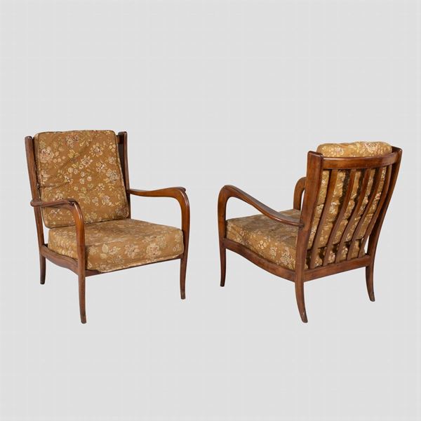 Paolo Buffa, attributed (2)  (Italy, 1950s)  - Auction Design and 20th Century Decorative Arts - Colasanti Casa d'Aste