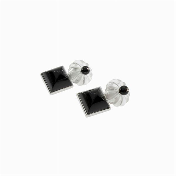 14kt white gold cufflinks