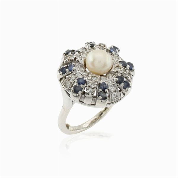14kt white gold ring