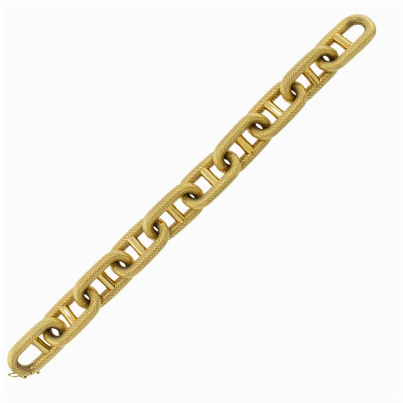 Bracciale in Oro Giallo 18kt Martellato