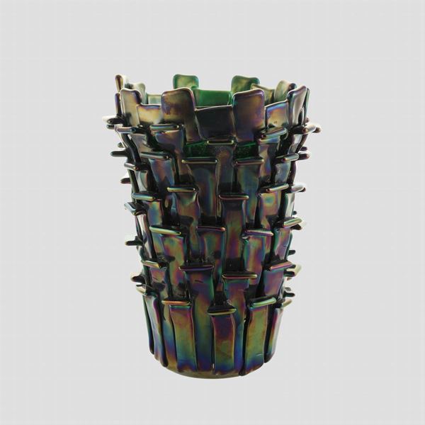 Fulvio Bianconi, prod. Venini  (Murano, 1996)  - Auction Design and 20th Century Decorative Arts - Colasanti Casa d'Aste
