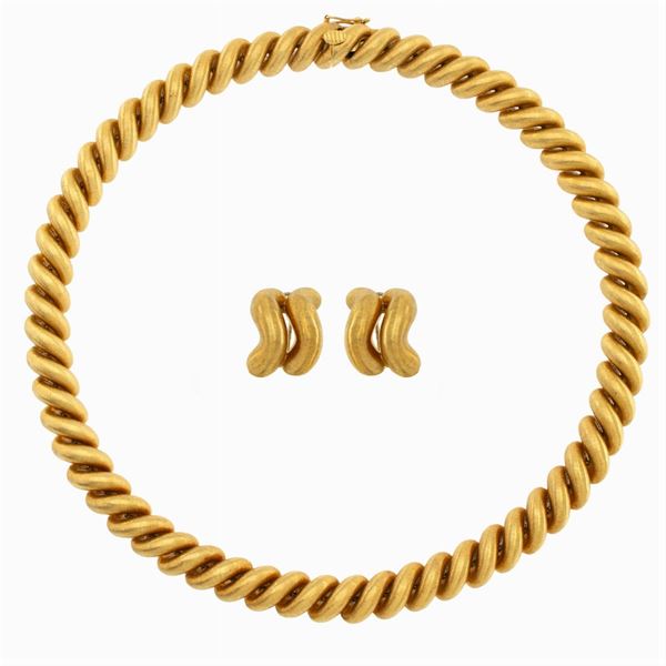 Mario Buccellati  Torchon San Marco collection parure