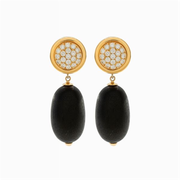 18kt rose gold earrings