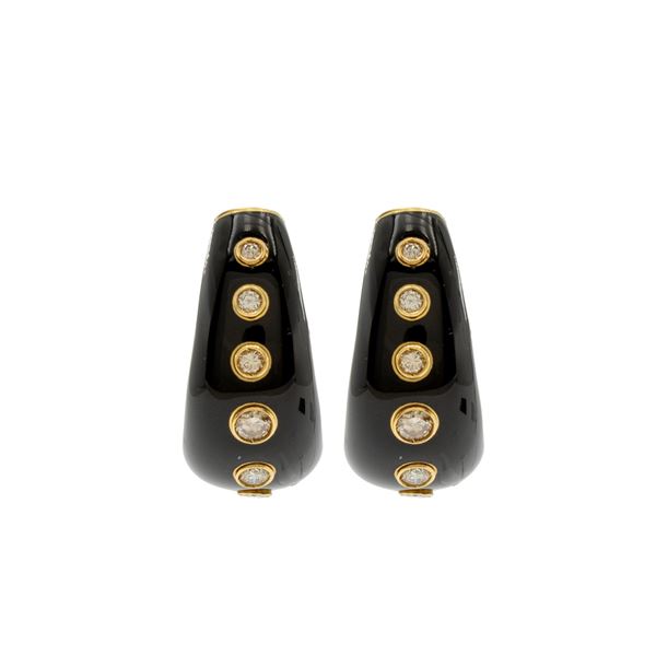 Christian Dior creole earrings
