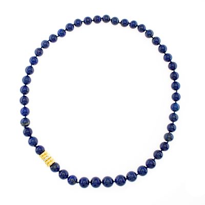 Collana Ad un Filo di Lapislazzulo