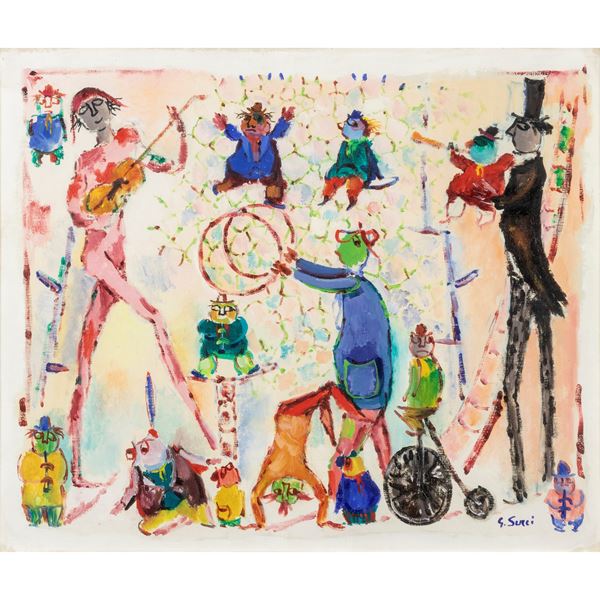 Giuseppe Succi  (Bagnocavallo 1914 - Anguiliara 1989)  - Asta Opere del XIX e XX secolo Web Only - Colasanti Casa d'Aste