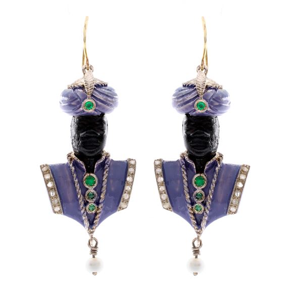Moretti pendant earrings
