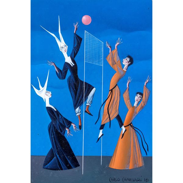 Carlo Canevari  (Italia 1922 - 1996)  - Auction Modern and Contemporary Art - Web Only - Colasanti Casa d'Aste