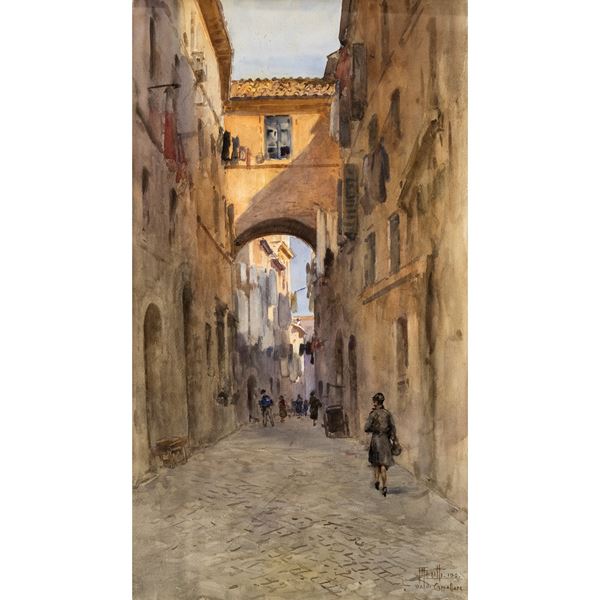 Filippo Anivitti  (Roma 1876 - 1955)  - Asta Opere del XIX e XX secolo Web Only - Colasanti Casa d'Aste