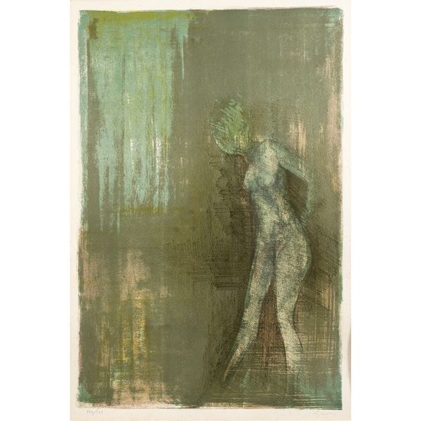 Giuseppe Ajmone  (Carpignano Sesia 1923 - Romagnano Sesia 2005)  - Auction 19th and 20th Centuries Paintings - Web Only - Colasanti Casa d'Aste