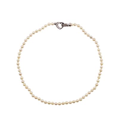 Collana Ad un Filo di Perle Coltivate