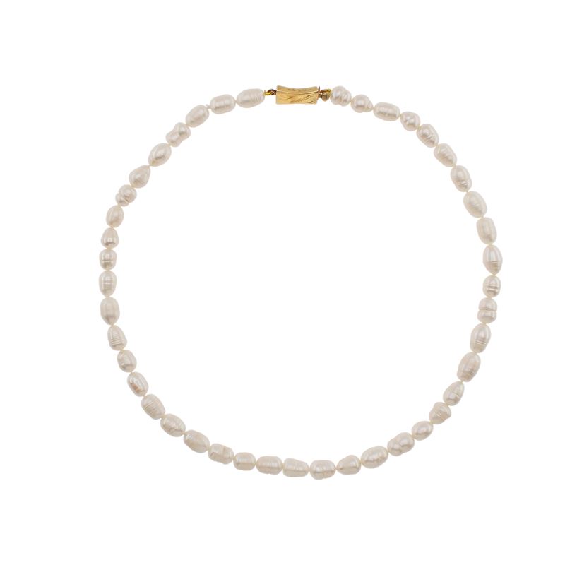 Collana Ad un Filo di Perle Scaramazze
