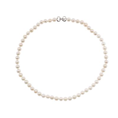 Collana Ad un Filo di Perle Coltivate