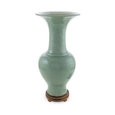 Vaso Smaltato in Porcellana Celadon
