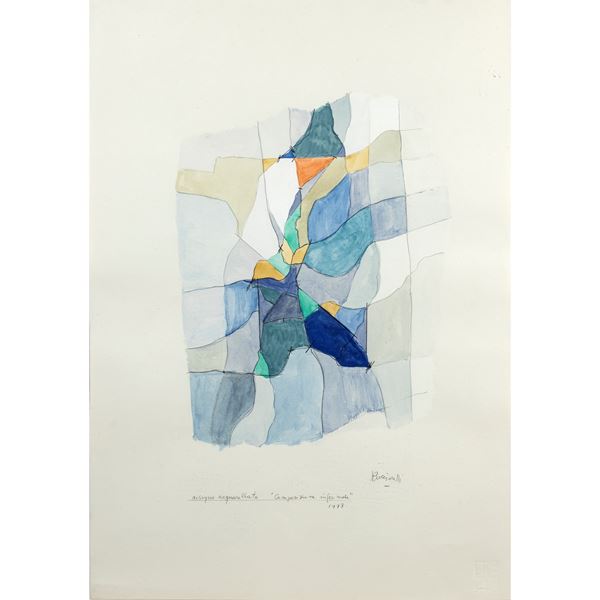 Mario Antonio Pucciarelli  (Buenos Aires 1928 - Roma 2014)  - Asta Opere del XIX e XX secolo Web Only - Colasanti Casa d'Aste