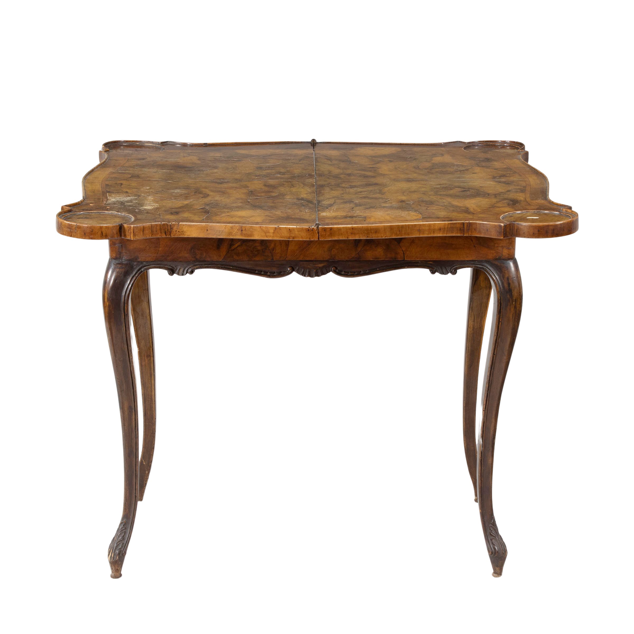 Tavolo da gioco in noce