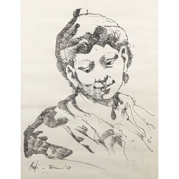 Corrado Cagli  (Ancona 1910 - Roma 1976)  - Auction 19th and 20th Centuries Paintings - Web Only - Colasanti Casa d'Aste