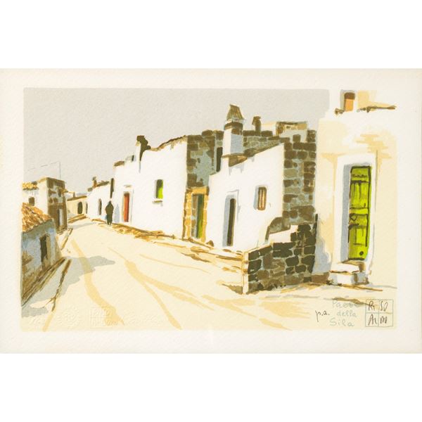 Aldo Riso  (S. Maria di Leuca 1929 - Roma 2008)  - Asta Opere del XIX e XX secolo Web Only - Colasanti Casa d'Aste