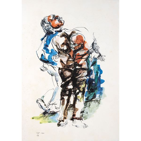 Reza Olia  (Teheran 1939)  - Asta Opere del XIX e XX secolo Web Only - Colasanti Casa d'Aste